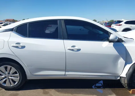 2020 Nissan Sentra S Xtronic Cvt z USA, uszkodzony, nr VIN 3N1AB8BV7LY300704